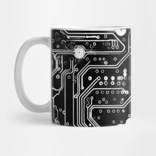 Circuit Board design illustration Mug